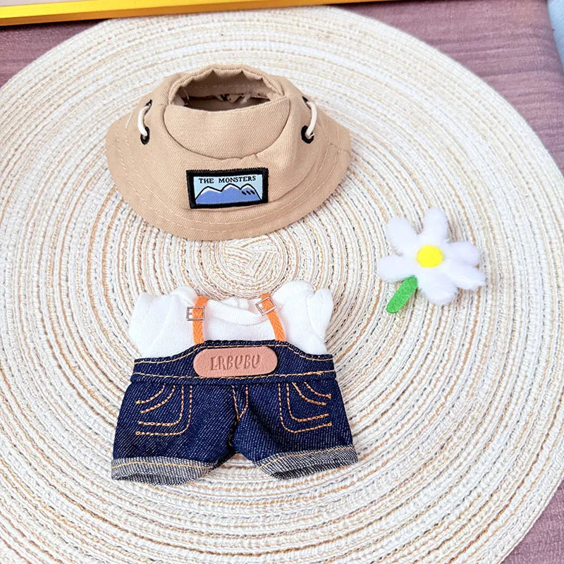 Labubu Casual Denim Outfit Set – Clothes for Labubu Figure